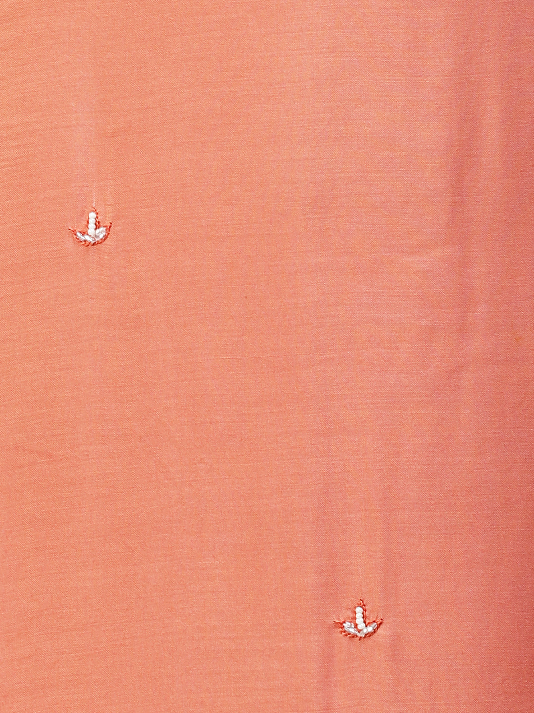 Embroidered Straight Kurta with Pants & Dupatta - Coral